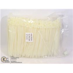 BAG OF 1000PC 7.4" X 0.19" CABLE TIES