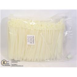 BAG OF 1000PC 7.4" X 0.19" CABLE TIES