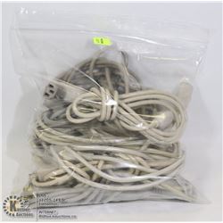 BAG OF 10 POWER CABLES