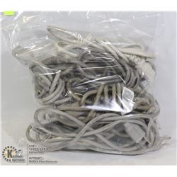 BAG OF 10 POWER CABLES