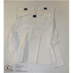 THREE COZY CREEK WOMENS WHITE SHIRTS
