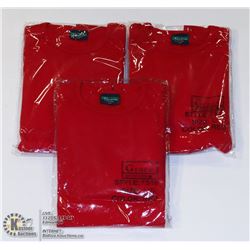 THREE COZY CREEK WOMENS RED SHIRTS