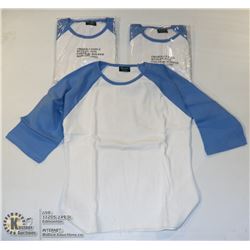 THREE COZY CREEK WOMENS BLUE/ WHITE SHIRTS