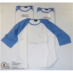 THREE COZY CREEK WOMENS BLUE/ WHITE SHIRTS