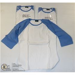 THREE COZY CREEK WOMENS BLUE/ WHITE SHIRTS