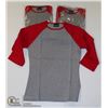 Image 1 : THREE COZY CREEK WOMENS RED/ GREY SHIRTS