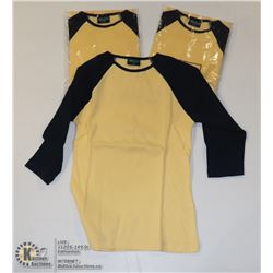 THREE COZY CREEK WOMENS BLUE/ YELLOW SHIRTS