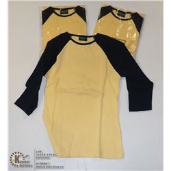 THREE COZY CREEK WOMENS BLUE/ YELLOW SHIRTS