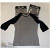 Image 1 : THREE COZY CREEK WOMENS BLACK/ GREY SHIRTS