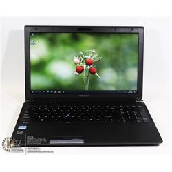 TOSHIBA i5 WINDOWS 10 LAPTOP WITH AC ADAPTOR