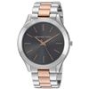 Image 1 : NEW MICHAEL KORS GRAY DIAL 2-TONE 42MM MSRP$265
