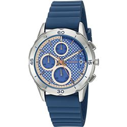 NEW FOSSIL TRIPLE CHRONO SILICONE BAND MSRP $219
