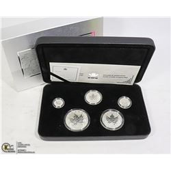 2004 SILVER 99.99% MAPLE LEAF PRIVY MARK SET