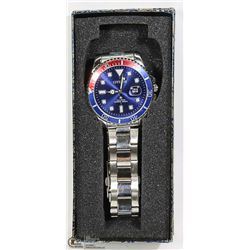 NEW MENS CITIZEN ECO DRIVE STAINLESS STEEL