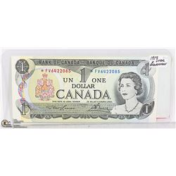 1973 CANADIAN *STAR* REPLACEMENT ONE DOLLAR BILL