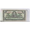 Image 1 : 1937 CANADIAN ONE DOLLAR BILL