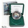 Image 1 : 2002 CANADIAN ANNIVERSARY LOON HOLOGRAM PURE 1OZ