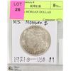 Image 1 : 1921S USA MORGAN DOLLAR