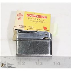 sunflower cigarette lighter VINTAGE SUNFLOWER T457 CIGARETTE LIGHTER sunflower cigarette lighter VINTAGE SUNFLOWER T457 CIGARETTE LIGHTER