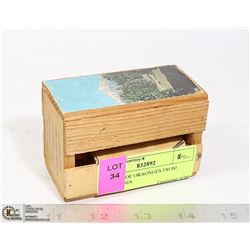 MINIATURE 1962 BOX OF ORANGES FROM CALIFORNIA