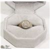 Image 1 : STERLING SILVER LADIES RCMP INSIGNIA RING- SIZE 8