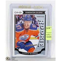 0.P.C # 11 CONNOR MCDAVID MARQUEE ROOKIE CARD