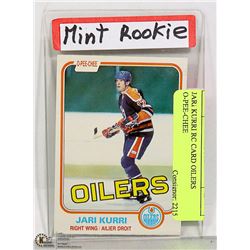 JARI KURRI RC CARD OILERS O-PEE-CHEE