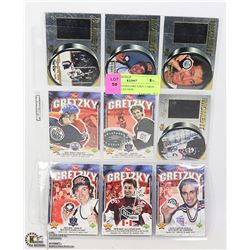 9 HARD TO FIND GRETZKY CARDS MINT COLLECTION