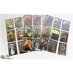 MARVEL FRIDGE MAGNET CARD SET OF 50 SCARCE