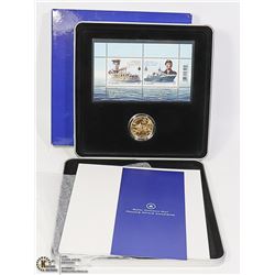 CANADIAN NAVY 100TH ANNIVERSARY COIN & STAMP