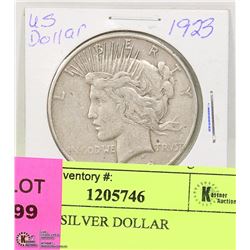 1923 USA SILVER DOLLAR