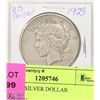 Image 1 : 1923 USA SILVER DOLLAR