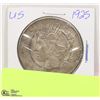 Image 1 : 1925 CANADIAN SILVER DOLLAR