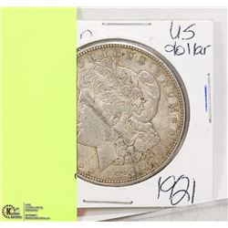 1921 MORGAN USA DOLLAR COIN