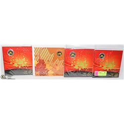 LOT OF 4 OH CANADA COIN GIFT SET