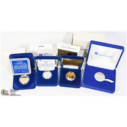 1982 $1, 1987 & 95 PROOF $1, 1992 AB 92% SILVER