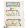Image 1 : CANADIAN $1 - 1954, $1 - 1972, $20 - 1979 BILLS