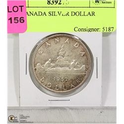 1957 CANADA SILVER DOLLAR