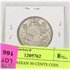 Image 1 : 1943 CANADIAN 50 CENT COIN