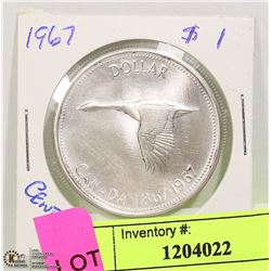 1967 1$ SILVER  DOLLAR  CENTENIAL