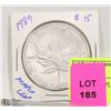 Image 1 : 1989 5$ MAPLE LEAF COIN