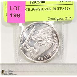 TROY OUNCE .999 SILVER BUFFALO COIN