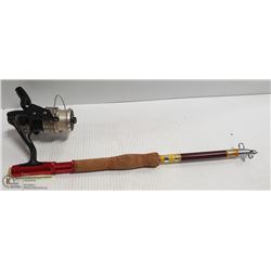 TELESCOPIC FISHING ROD & SHIMANO REEL