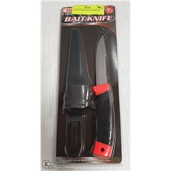 NEW 8.5" BAIT KNIFE W/ SHEATH