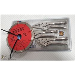 3 NEW 4.5" DIAMOND MASONARY BLADES