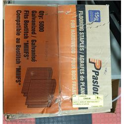 3/4 FULL BOX OF 5000 PASLODE 2" FLOORING STAPLES
