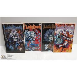 RARE COLLECTOR LADY DEATH COMICS