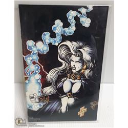 LADY DEATH #1 COMIC - BLACK VELVET EDITION COVER