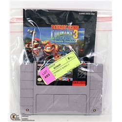 NINTENDO DONKEY KONG 3 W/BOOKLET
