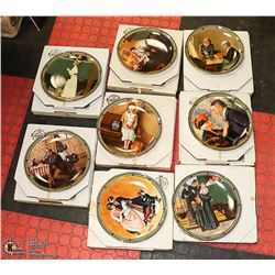 BOX- BRADFORD EXCHANGE & MORE COLLECTOR PLATES X11